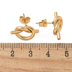 Серьги-гвоздики из нержавеющей стали 304&nbsp;EJEW-C099-19G