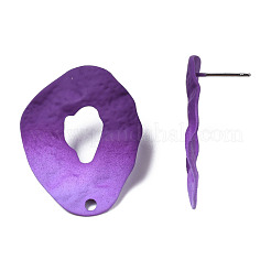 Окрашенные спрей железные серьги&nbsp;IFIN-N008-022B