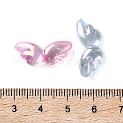 Прозрачные акриловые бусины с УФ-покрытием&nbsp;X-PACR-D288-15