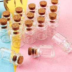 Мини милые маленькие стеклянные банки стеклянные бутылки&nbsp;AJEW-CW0001-01