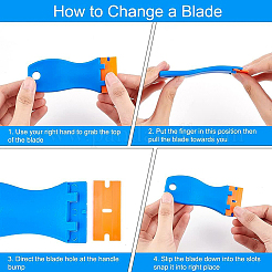 2шт пластиковые скребки&nbsp;AJEW-BC0003-58