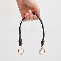 Черные ручки для сумок из искусственной кожи&nbsp;DIY-WH0401-82KCG