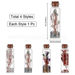 Стеклянная бутылка желающих&nbsp;DJEW-GF0001-05B