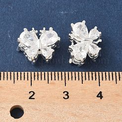 Латунные микропаве из прозрачного кубического циркония KK-G531-03S