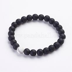 Пары стрейч-браслеты&nbsp;BJEW-G554-01