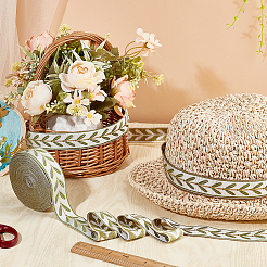 Жаккардовая полиэфирная лента длиной 12 м.&nbsp;OCOR-OC0001-46D