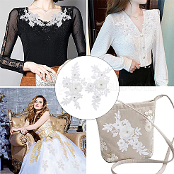 2 комплект полиэстеровых компьютеризированных вышивальных тканей для пришивания и утюжки нашивок&nbsp;DIY-GF0005-87