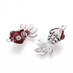 Латунь эмаль подвески&nbsp;KK-T071-27P-02