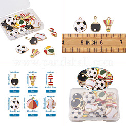 Подвески из эмали и сплава&nbsp;ENAM-TA0002-08