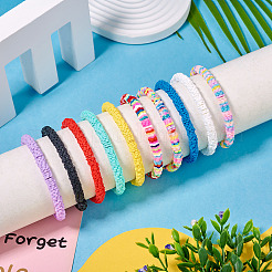 Браслеты из бусин из полимерной глины&nbsp;BJEW-TAC0032