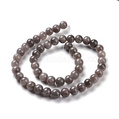 Естественно Mashan нефрита круглые бусины нити&nbsp;G-D263-8mm-XS29