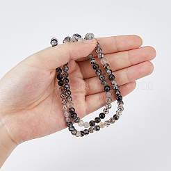 2 нити натуральных драконьих вен агатовые бусины нити&nbsp;G-FH0002-36B