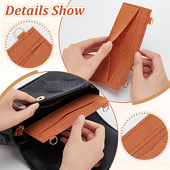 2 шт. 2 вставки-органайзеры из шерстяного фетра для сумок&nbsp;FIND-WR0007-26B