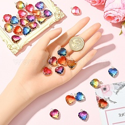 3шт стеклянные подвески k9&nbsp;GLAA-YW0004-39A