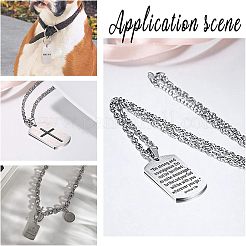 10 шт. 5-цветные подвески из нержавеющей стали 304 с вакуумным покрытием PVD&nbsp;STAS-UN0018-33