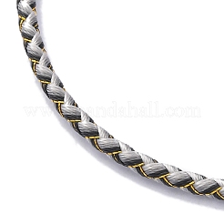 Изготовление плетеных браслетов из полиэфирного шнура&nbsp;MAK-Z003-01G-12