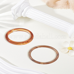 2шт 2 стиля браслетов из смолы для женщин&nbsp;BJEW-LP0004-48B