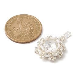 Подвески k9 со стеклянными стразами и бисером&nbsp;PALLOY-MZ00162-01