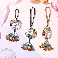 3 шт. 3 стиля медной проволоки&nbsp;HJEW-CJ0001-22