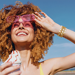 Наборы для изготовления браслетов/ожерельев из латунных бусин своими руками&nbsp;DIY-PH0030-80