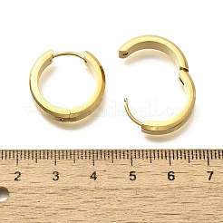 Серьги-кольца из нержавеющей стали 304 для женщин&nbsp;EJEW-C096-44G