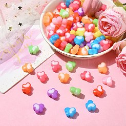 5 пакетик непрозрачных акриловых бусин&nbsp;OACR-CJ0001-73