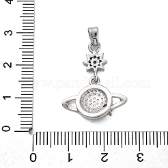 Латунные микро проложить кубического циркония подвески&nbsp;KK-V009-12P