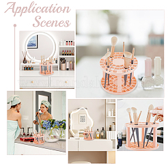 Подставки для хранения косметических кистей с 49 отверстием&nbsp;MRMJ-WH0012-46B