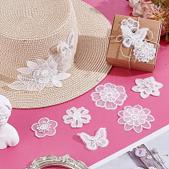 12 шт. 10 стиля компьютеризированной вышивки органзы украшения аксессуары&nbsp;PATC-NB0001-45