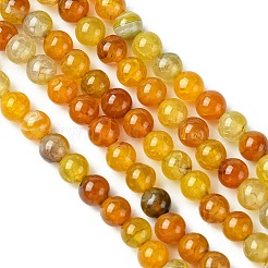 Окрашенные естественно дракон жил агат бисер пряди&nbsp;X-G-C068-6mm-15