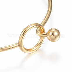 Браслет из нержавеющей стали 304&nbsp;X-BJEW-H530-01G