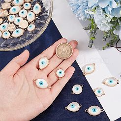 20шт 10 цвета латунные подвески с эмалью&nbsp;KK-NB0001-48G