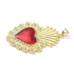 Латунные микро проложить кубического циркония подвески KK-I379-03G-H