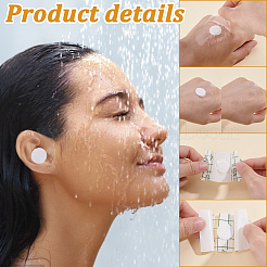 140 шт. 2 вида водонепроницаемых наклеек на уши из искусственной кожи для младенцев&nbsp;AJEW-GA0008-18B