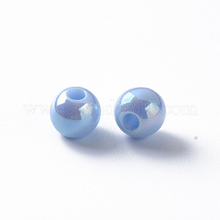 Непрозрачные акриловые бусины&nbsp;X-MACR-S370-D6mm-M1