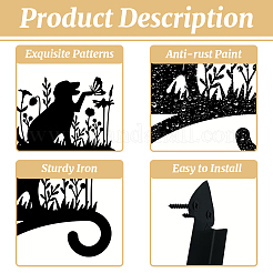 Железный кронштейн для вешалки для растений&nbsp;HJEW-WH0095-023