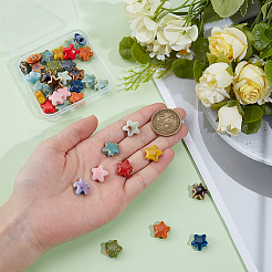 40шт фарфоровые бусины ручной работы&nbsp;PORC-PA0001-19