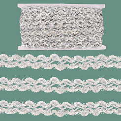 Металлизированная кружевная отделка&nbsp;OCOR-WH20020-23A