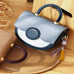 32 шт. 8-х цветные пластиковые полиэстеровые подвесные украшения с кисточками&nbsp;FIND-LP0008-44C