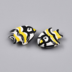 Фарфоровые бусины ручной работы&nbsp;PORC-N009-08G