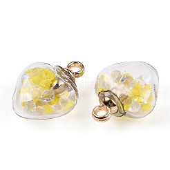 Светящиеся в темноте подвески из светящегося стекла&nbsp;GLAA-YWC0001-01D