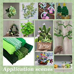 7 пакетик 7-х цветных плюшевых палочек своими руками&nbsp;DIY-FG0008-35