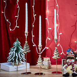 3 сумка 3 стиля железный и алюминиевый подсвечник&nbsp;AJEW-OC0014-68