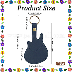 Кожаный брелок для медиатора&nbsp;AJEW-WH20816-061AB-04