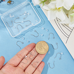 20 шт. крючки для сережек из хирургической нержавеющей стали 316&nbsp;STAS-BBC0008-55P