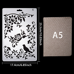 1шт пластиковые многоразовые трафареты для рисования шаблоны&nbsp;DIY-DJ0001-09C