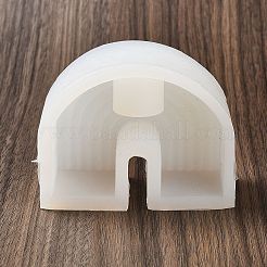 DIY богемный стиль радужная арка подсвечник силиконовые Молды&nbsp;DIY-G094-05