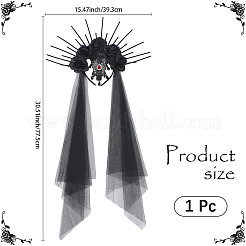 Хэллоуин полиэстер стразы платье невесты свадебная фата повязка на голову&nbsp;FIND-WH20019-165B-166