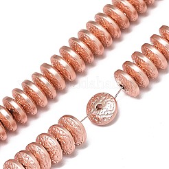 Гальванизировать немагнитных синтетический гематит бисер пряди&nbsp;LS-G-S372-001-02RG