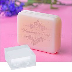 Прозрачные акриловые штампы для мыла&nbsp;DIY-WH0442-004